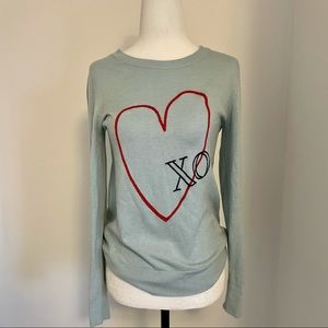 Halogen wool blend love sweater